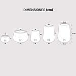 Maceta Fibra de Vidrio Modelo Indiana