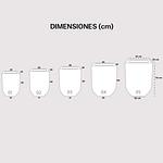 Maceta Fibra de Vidrio Modelo Kenia