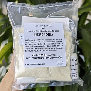 Solución Nutritiva Hidroponia Autocultivo y Regulador Ph