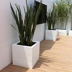 Maceta Fibra de Vidrio Modelo Cuadrado