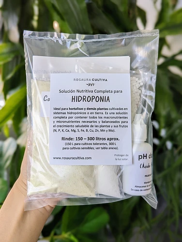 Solución Nutritiva Hidroponia y Regulador Ph en Monterrey, Nuevo León
