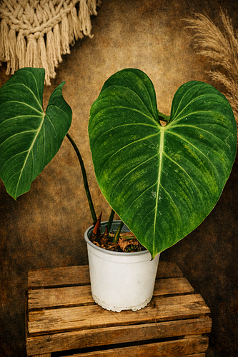 Philodendron Gloriosum en Tehuacán, Puebla
